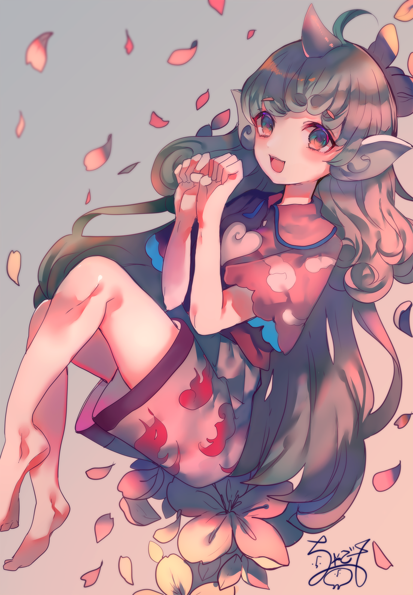 高麗野あうん 「あうん。 」|茶ごまのイラスト