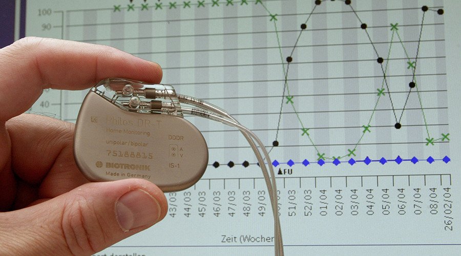 RT_com's tweet photo. Can the heart be hacked? 8,000 security flaws found in pacemaker software https://t.co/X9tzeqvwiT https://t.co/YfeDTfnBwz