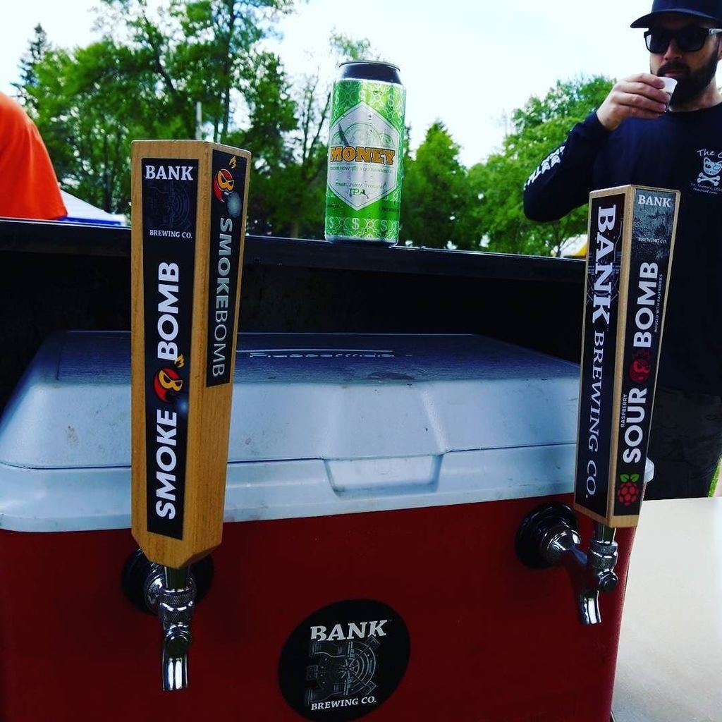 bankbrewing's tweet photo. We have Money, Smoke Bomb and Raspberry Sour Bomb at the #BeerBandsAndBacon Fesstival. https://t.co/YE3FygrabJ #GetBankd #BankBrewing #MNB… https://t.co/9UXzNY4eWC
