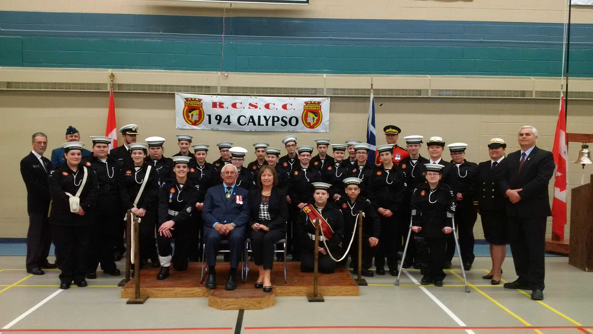 With his Honor Frank Fagan at the 53rd annual review of Calypso Cadets in St.Georges today.