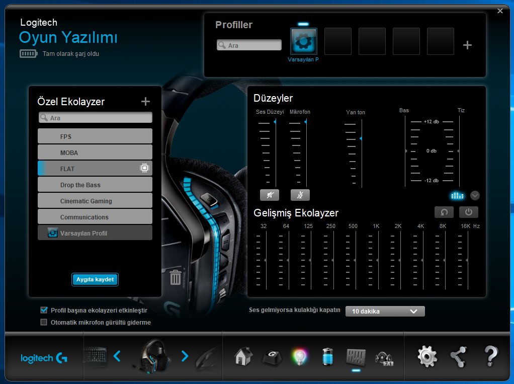Logitech G There Are Several Different Preset Eqs For Gaming And Music As Well As The Ability To Customize It Yourself In Lgs