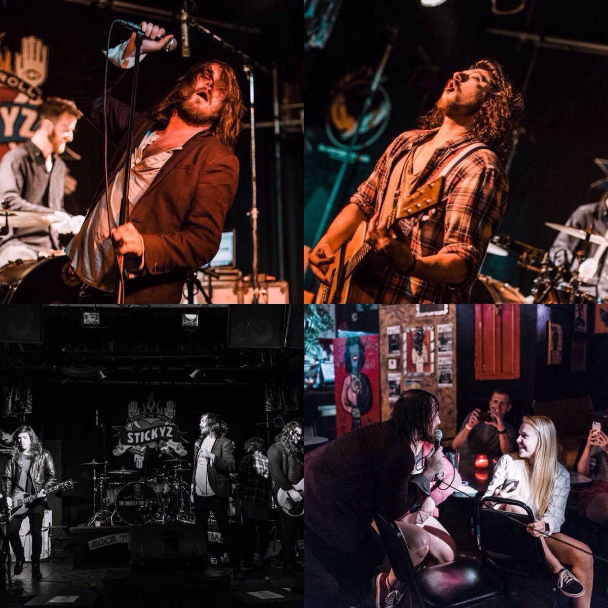 anothercentury's tweet photo. Sweet shots from @surrealmusicmag of @TUCBAND in LR at #Stickyz! Listen to #TheUnlikelyCandidates on @spotify here: https://t.co/Pb9LURma0U https://t.co/0OHsSsuMdk