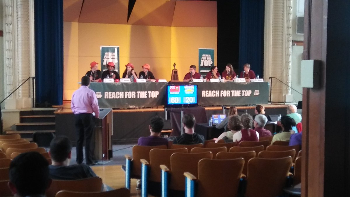 Martingrove ON challenges Templeton BC.<a href="/reachforthetop/">Reach For The Top</a> #reachers #national finals #canadas future