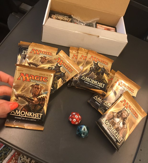 Mi plan para el AVE 😜🤘 #Draft #MagicTheGathering https://t.co/9lu7vqbESK<a href="/tag/draft"class="tags">#Draft</a><a href="/tag/magicthegathering"class="tags">#MagicTheGathering</a>