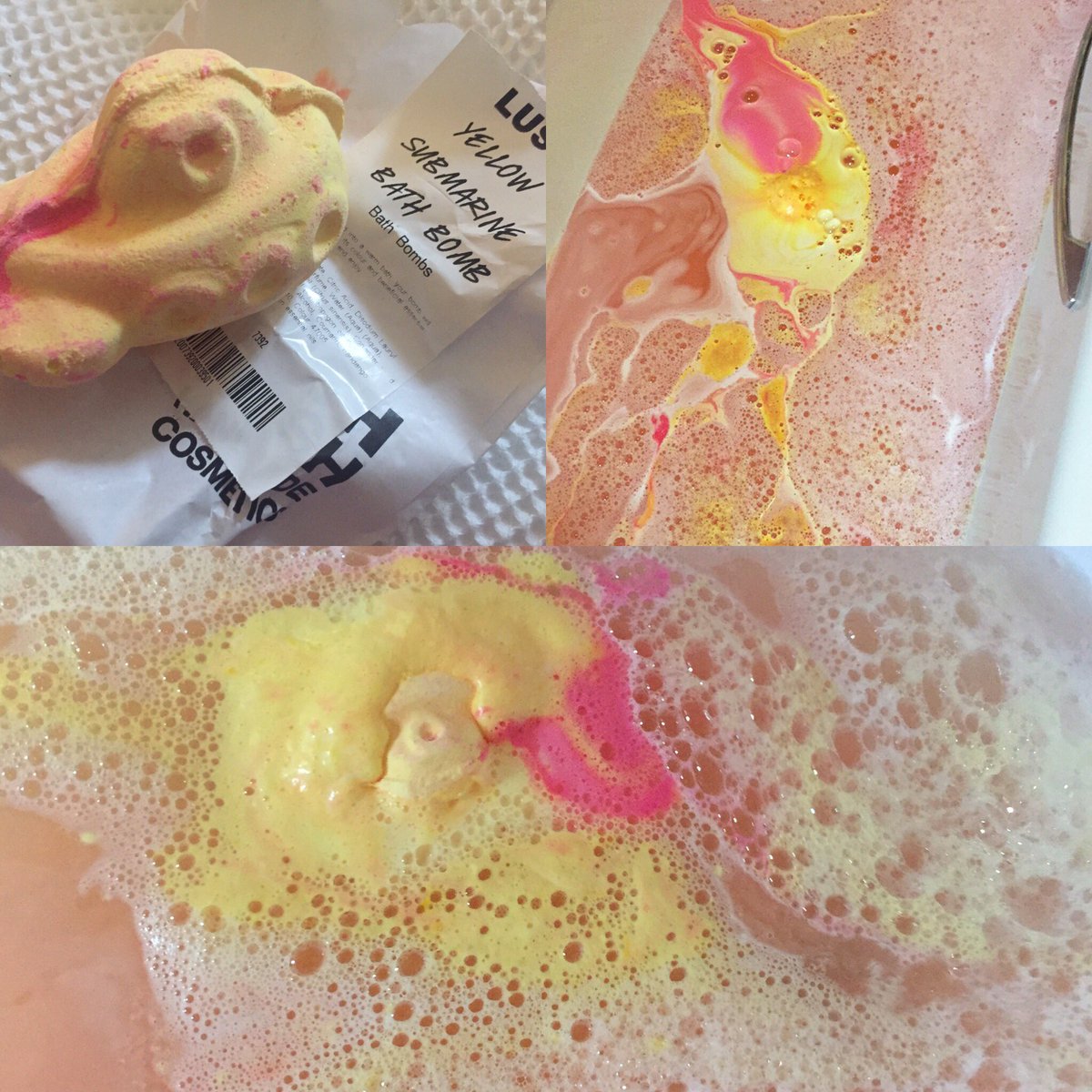 Pennypink8662's tweet photo. Was told that only @LushCardiff and London has these I had mine in Cardiff my little one loved it smells just as beautiful #getthemwhileucan https://t.co/b86JGnxYEG