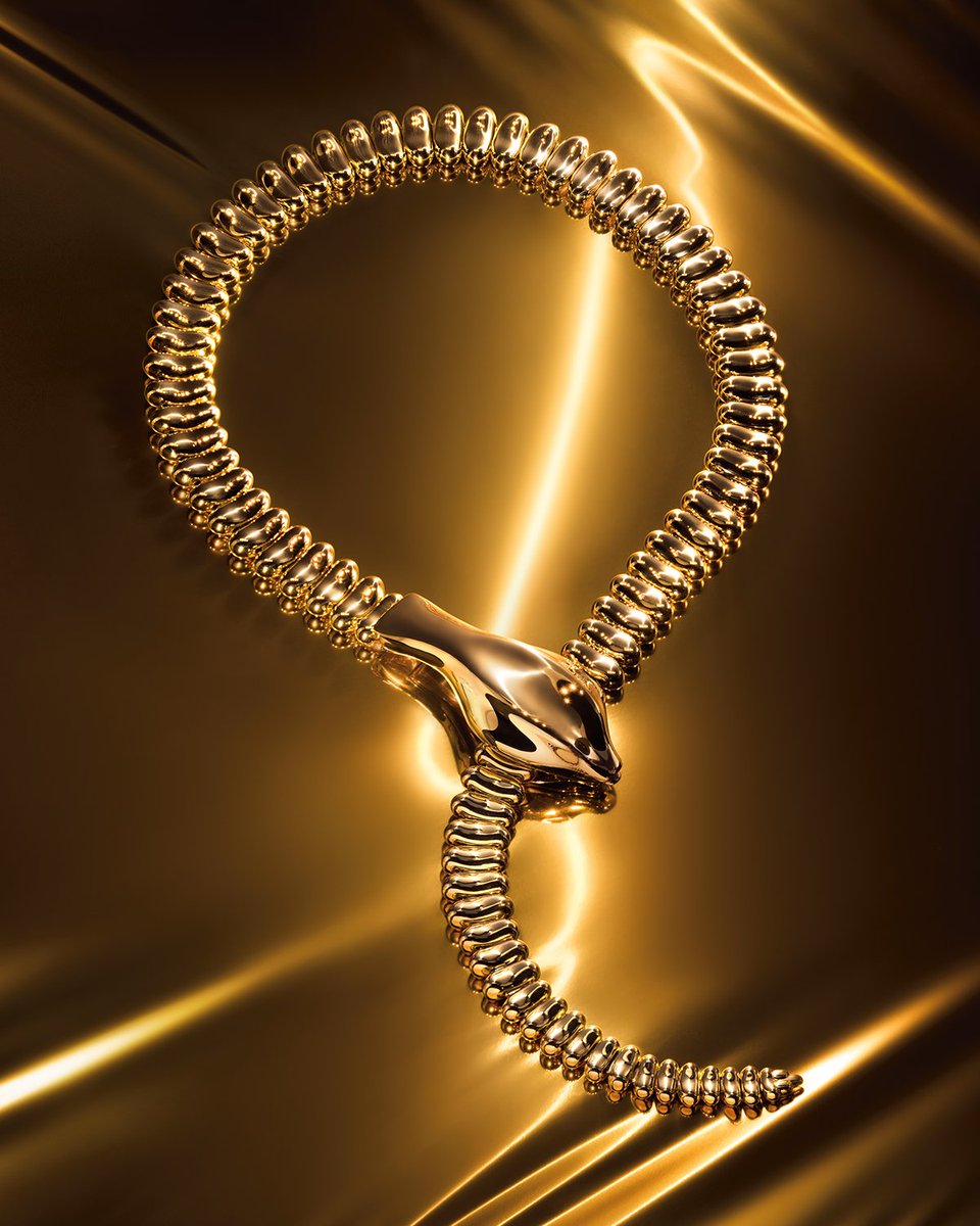 As seen in #ThisIsTiffany, golden hour calls for sensual Tiffany pieces crafted from 18k gold.