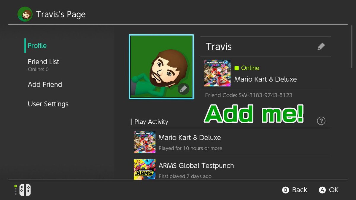 ALTentertainmnt's tweet photo. Have a #NintendoSwitch? Send me a request! We can play Mario Kart! https://t.co/1FRutoWyEv
