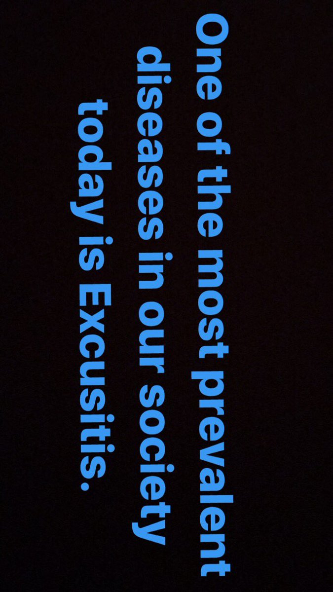 MrBrandonHayes's tweet image. #excusitis