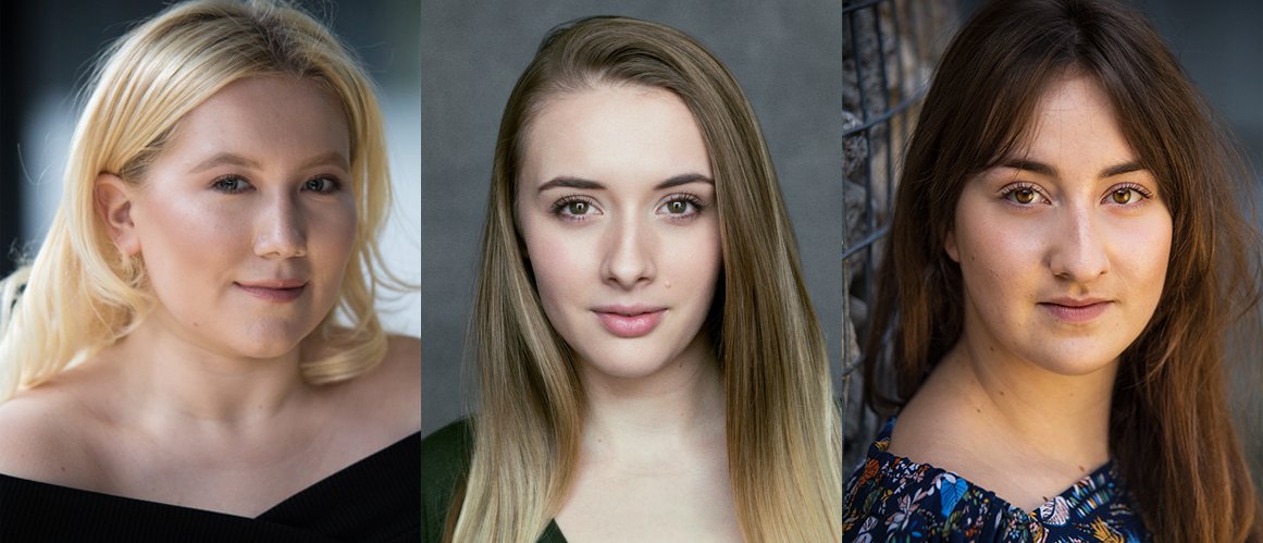 AUBActing's tweet photo. AUB #Acting Graduates (L-R):
Jade Dillon https://t.co/irzljc2MFq
Emma Boyd https://t.co/GIlp7ISspg
Elizabeth Rigby https://t.co/wczaiTaJnv https://t.co/8FWC83qUI0