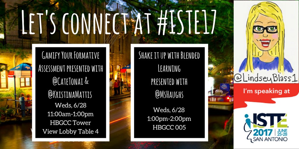 Looking forward to connecting with many amazing educators at #ISTE17 ! #PresentersofISTE #CUEchat #ConnectedTL #TOSAchat #GoogleEI #MTV16