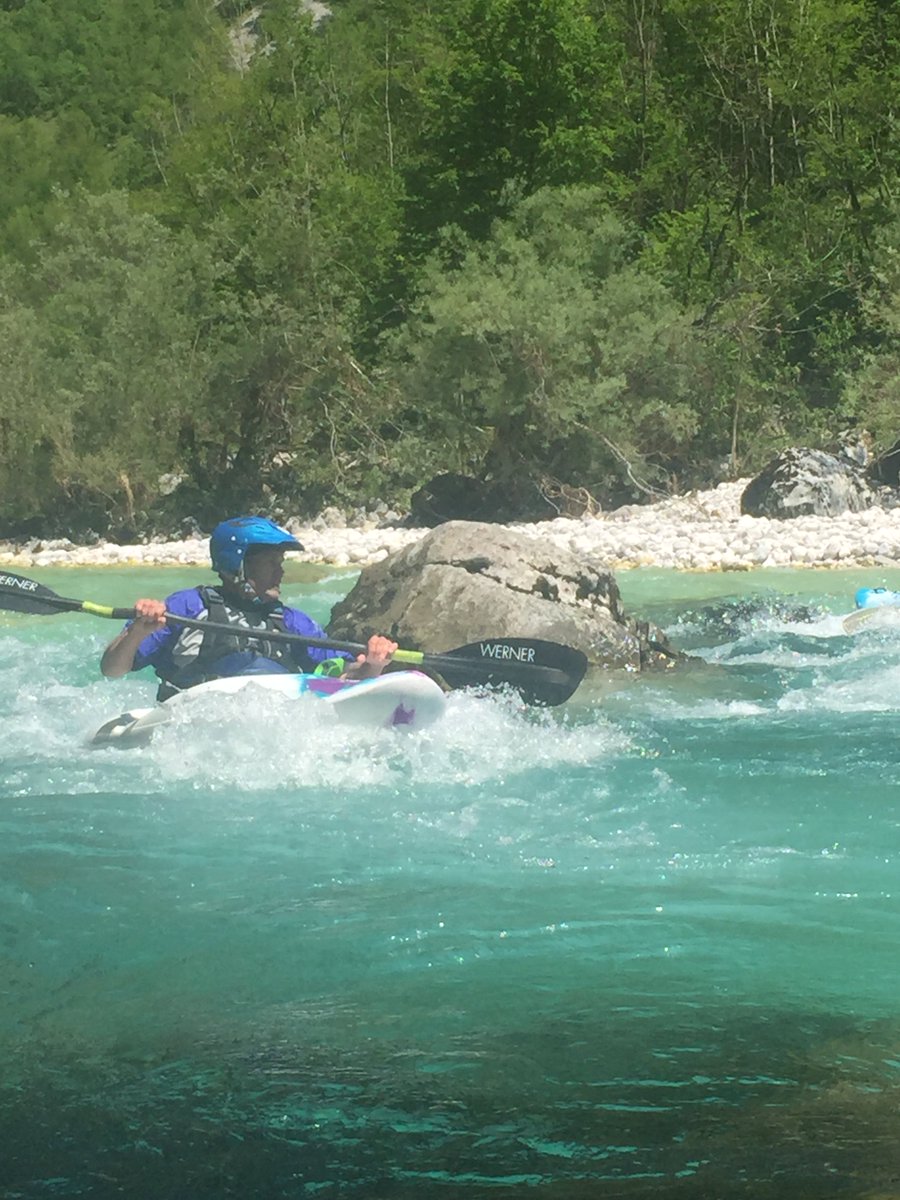 Fluidskills's tweet photo. Great day 1 in Slovenia with three groups out playing the river. @PyranhaKayaks @dewerstoneUK @Surfplugs #riverkayak #slovenia #fluidskills https://t.co/V3OCmxGyIF
