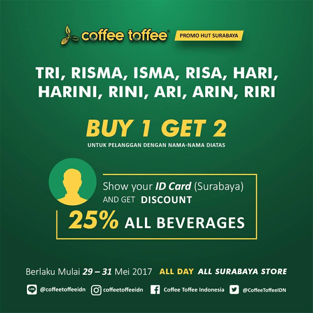 Coffee Toffee SBY on Twitter "Sssssstt! Mulai hari ini, yang punya