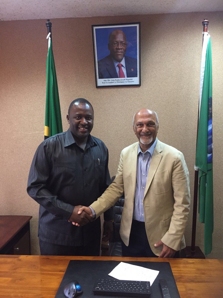 Meeting with Mayor Benjamin Sitta in Daressalaam