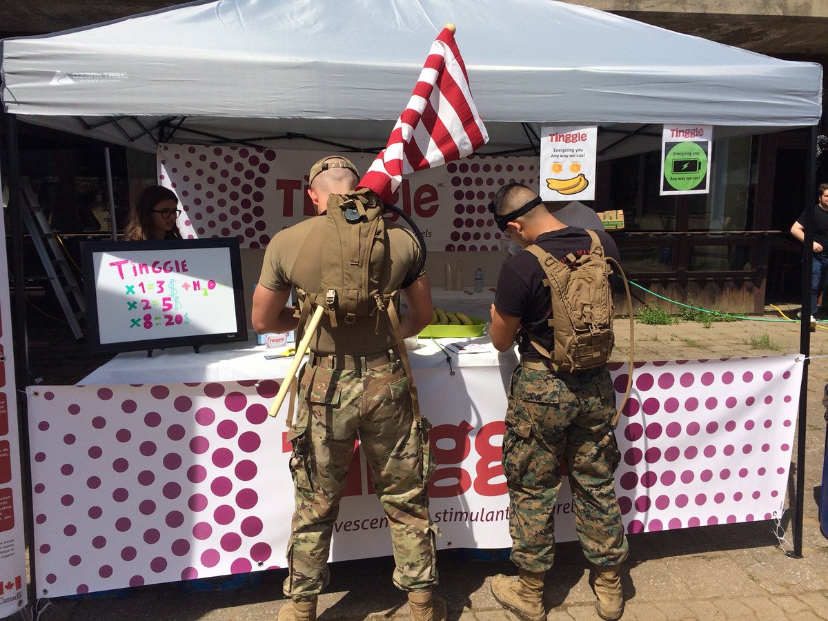 TinggleEnergy's tweet photo. We have US Military fans of @tingglestimulan # #tingglestimulant #spartanracecanada #spartanracemontreal https://t.co/Bq8c7304wm