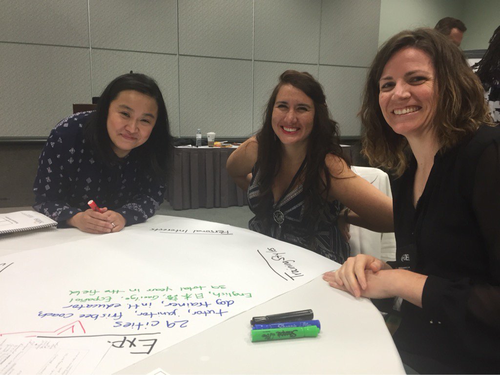 IndianaDevin's tweet photo. Our team at #NAFSA17 #TrainerCorps Induction Workshop! #NAFSATC https://t.co/iqPQRCiNN0