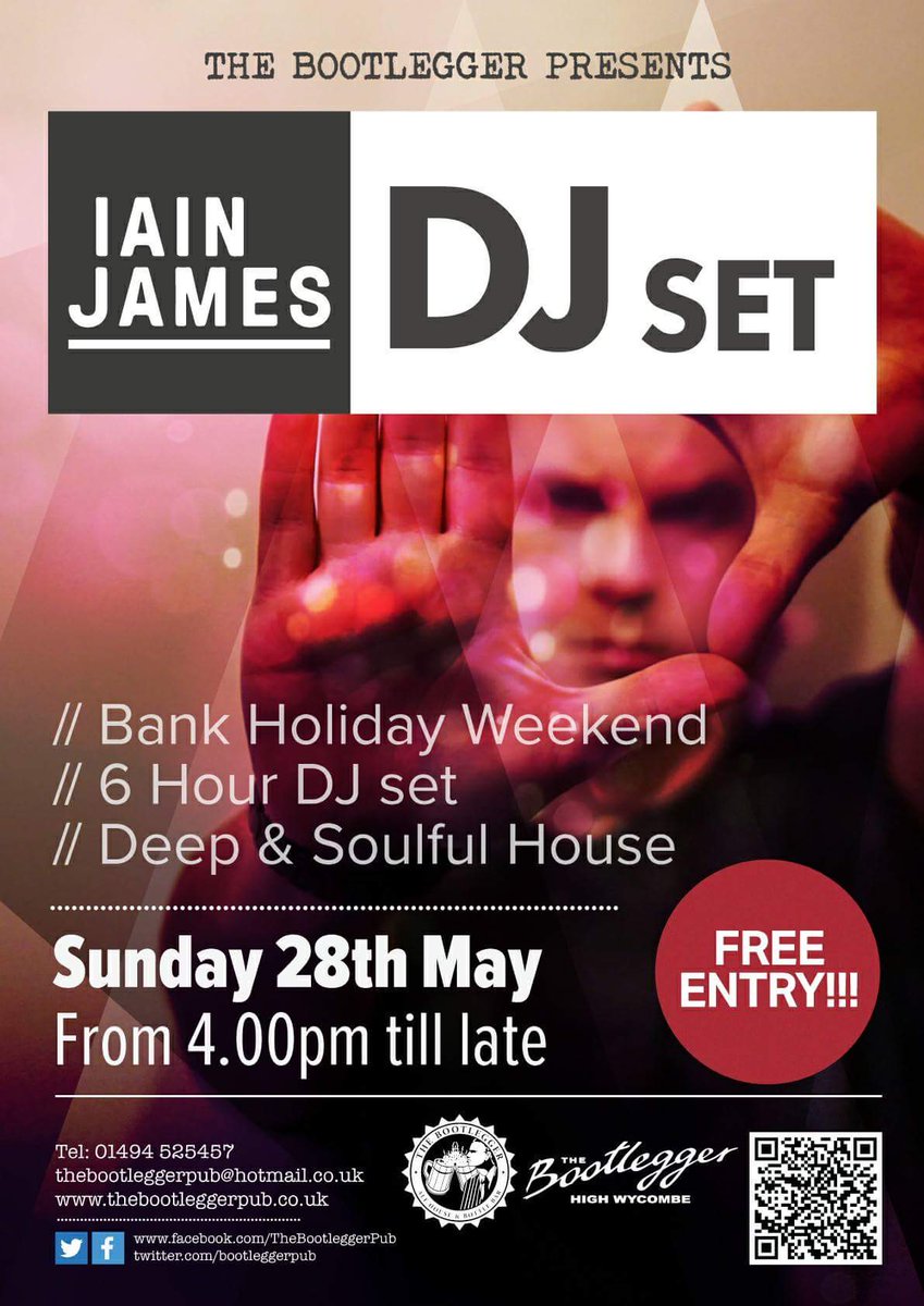 bootleggerpub's tweet photo. Dropping beats from 4pm till late. Unwind and chill this bank holiday weekend. https://t.co/ify3Qb4hk4