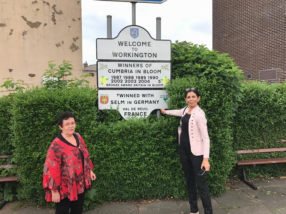 BarbaraACannon's tweet photo. @BenamaraFadilla #TeamVDR #Workington was delighted to share 20th Anniversary with our twin town of @valdereuil_info and #Selm @MA_Jamet https://t.co/tJ0bOB3Ijw