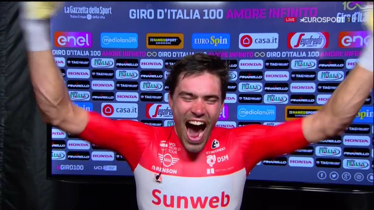 Campionissimo!!! #Giro100 #tomdumoulin