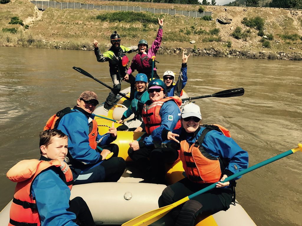 XCSkiAcademy's tweet photo. Guide training + 1st commercial trip + 28,000 cfs + amazing people = way more fun than math! Leave math behind this summer w/ Pangaea! https://t.co/g2AeMkTB82