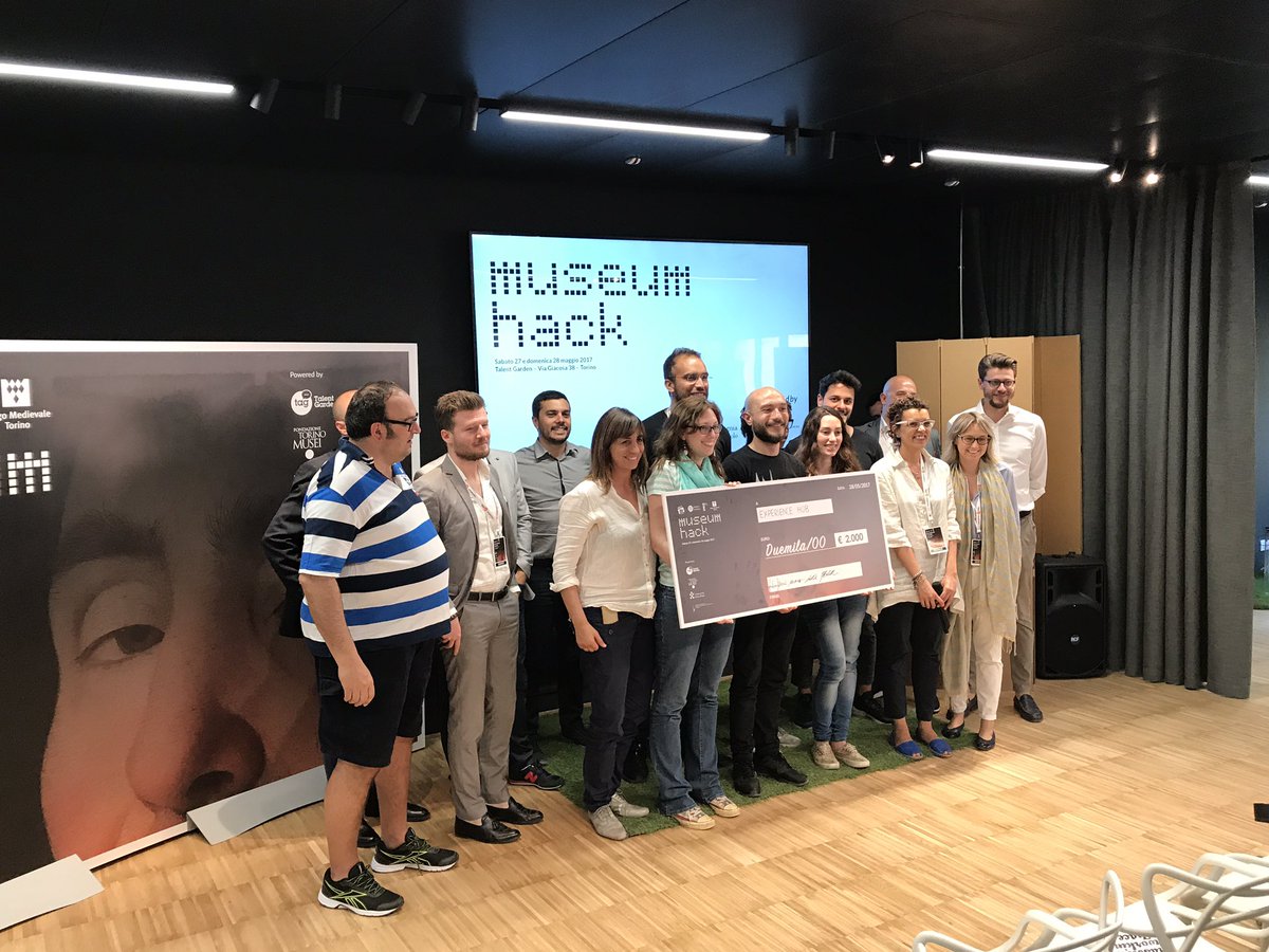 FondToMusei's tweet photo. Il secondo classificato è il progetto #experiencehub #museumhack https://t.co/rYGjI5fBRu