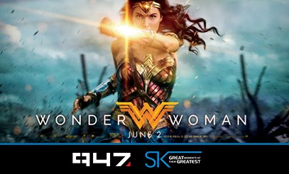 947's tweet image. RT and you could win tickets to see #WonderWoman with @sterkinekor! @gregandlucky &amp;amp; @staceynorman will be calling winners! In cinemas 2 June