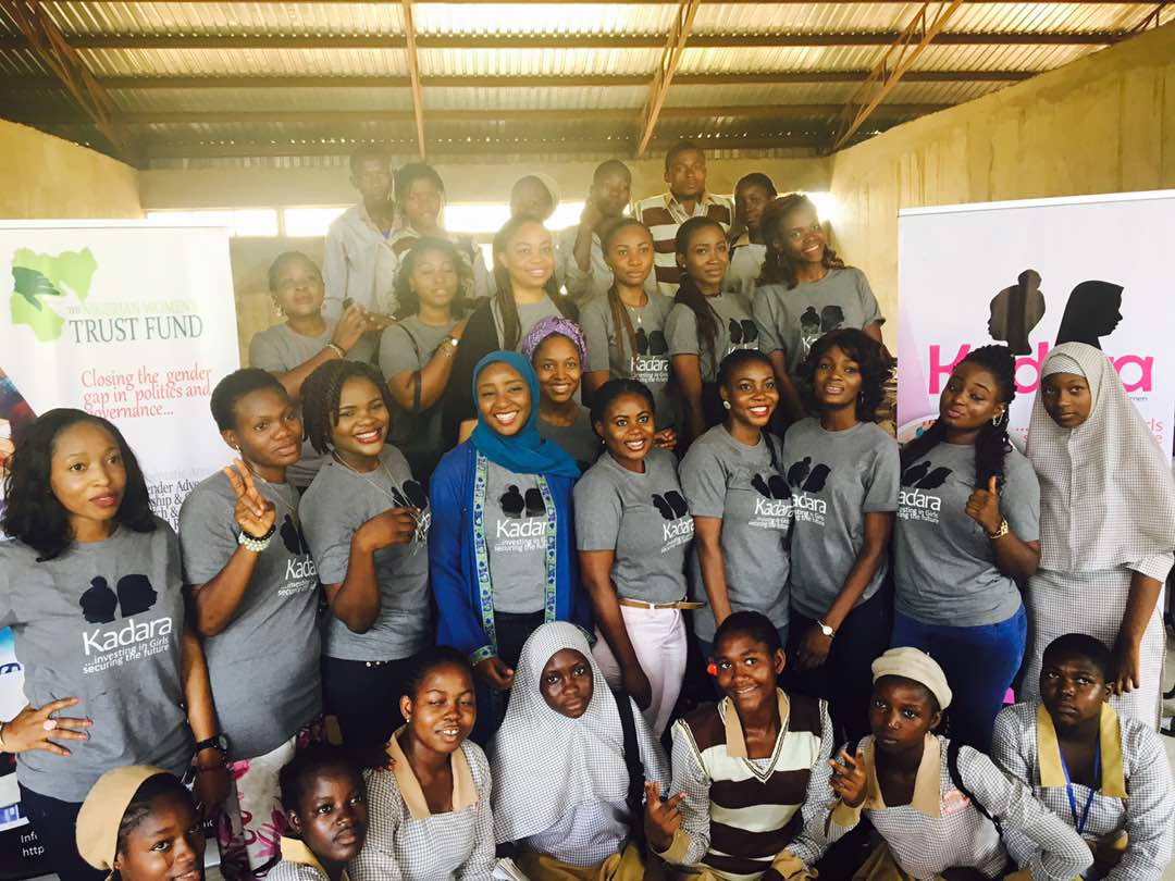 ProjectKadara's tweet photo. #ProjectKadara officially kicked off on May 12 with a school outreach led by @womenfundng / @V4C_Nigeria Mentees.
#MyBoldSteps #SDGs https://t.co/QkflttUfLS