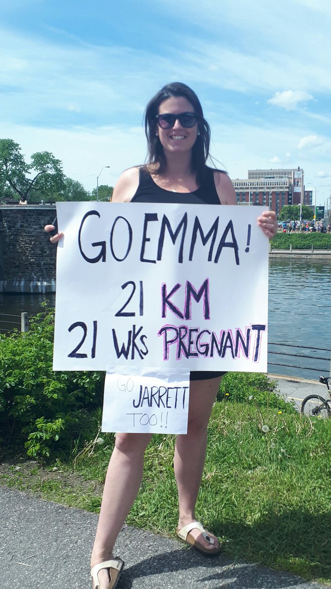 OttawaRaceWknd's tweet photo. There are so many great signs out there, here are a few of our favs from our jaunt up to Pretoria 
#RunOttawa2017 @scotiabank #marathon https://t.co/cItVlYcvC6