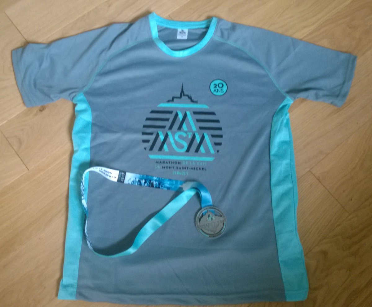 Voici le fruit de ce travail : je suis désormais un Marathonien du @MarathonMSM avec un temps pourri certes mais je l'ai fait !
