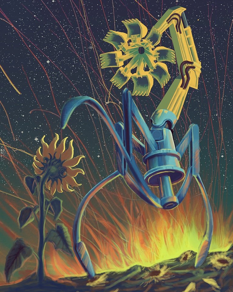 Fwaitsy's tweet photo. Some tweeks here and there but i almost ready to leave this be. #wacom #digitalart #conseptart #scifi https://t.co/Ucqc99nsT9