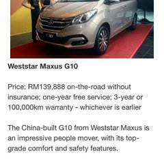 Harga Mpv Maxus G10 Latest Car News Reviews Buying Guides Car Images And More