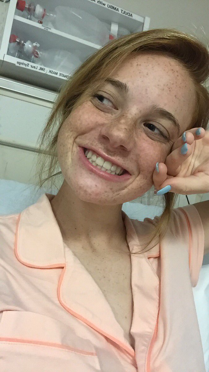 bekah3000's tweet photo. It took 9 days, surgery, countless nurses/doctors, and lots of support to put that smile on my face. But I'm back and better than ever😁 https://t.co/VJw8UkRKxp