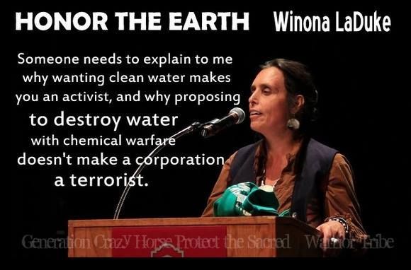 "Someone needs to explain to me why wanting clean water makes you an activist," Winona LaDuke. #cdnpoli #NoDAPL #StopPipelines #WaterIsLife