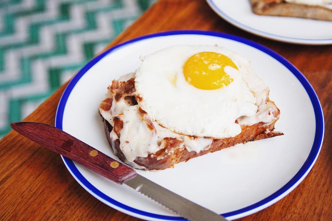 Hey! Don't miss this croque madame at brunch today... P.S. In honor of Memorial Day, we will be closed tomorrow. instagram.com/p/BUos-fvhNkT/