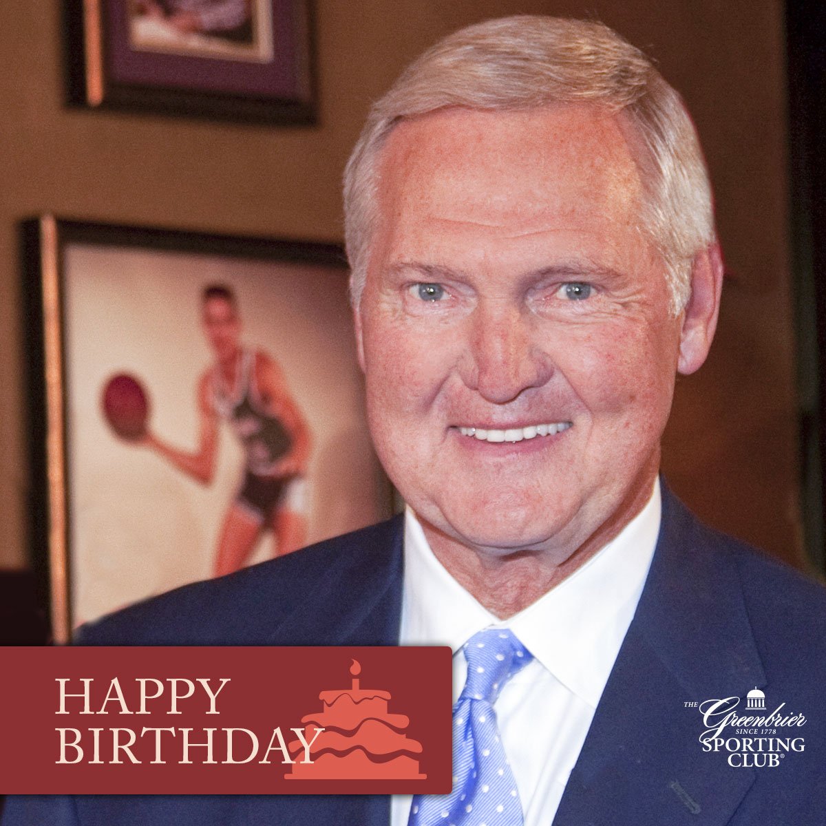 Happy Birthday wishes to the great Jerry West, from your GSC family! 