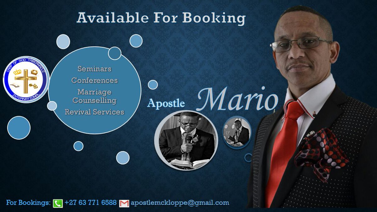 mario_apostle's tweet photo. Book now for Prophetic Breakthrough. Unlock your potential and discover that you are worth much more than what you think. https://t.co/FxCShj7OQg