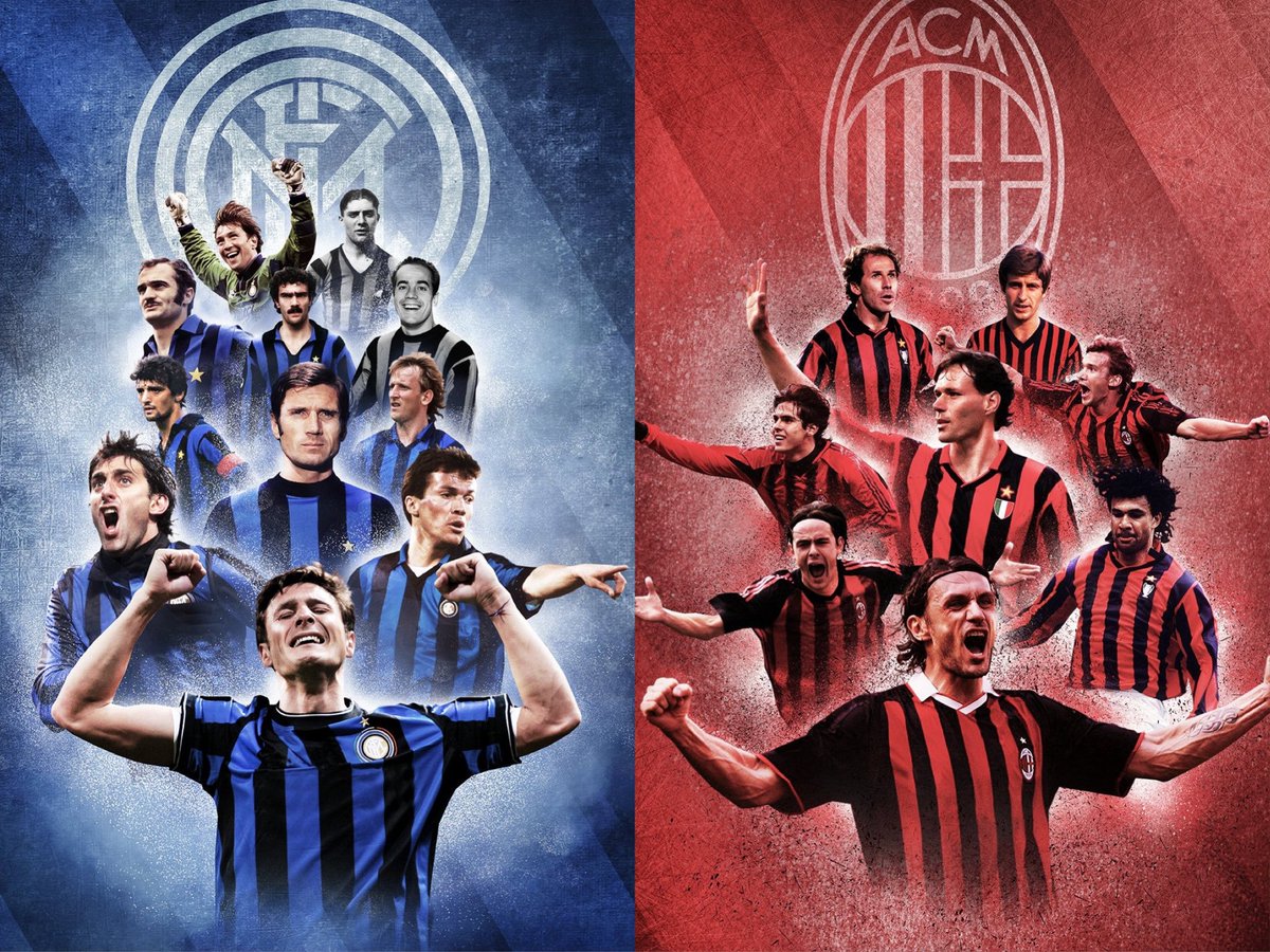 So many legends but which is better?

Retweet for Milan
Favourite for Inter

(Image by <a href="/EmilioSansolini/">Emilio Sansolini</a>)