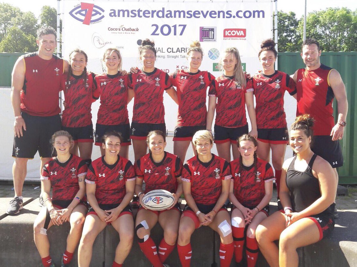 PhilipaTuttiett's tweet photo. Runners up @SevensAmsterdam thank u for all the support! We are building with every tournament #BeHereNow #wales #team #proud https://t.co/l2vueda96n