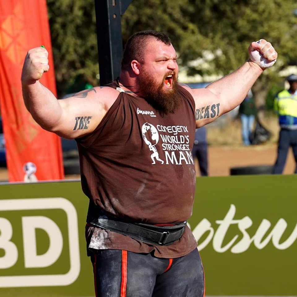 CrazyStrength's tweet image. Huge congrats to @eddiehallWSM on winning WSM 2017! #teamcrazystrength #WSM2017 #wsm #botswana #worldsstrongestman #eddiehall