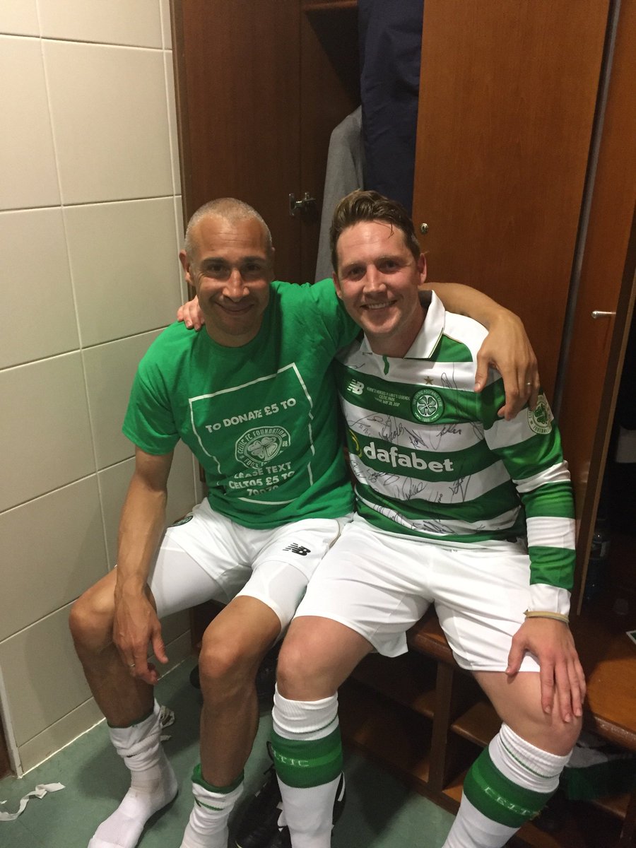 Last ever game for Celtic and played up top with the KING! Does it get better? 🏆🏆🏆🍀