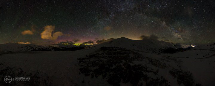 5/28/17: Aurora Borealis over Loveland Pass, CO jeffwarnerphoto.com/2017/05/28/528…