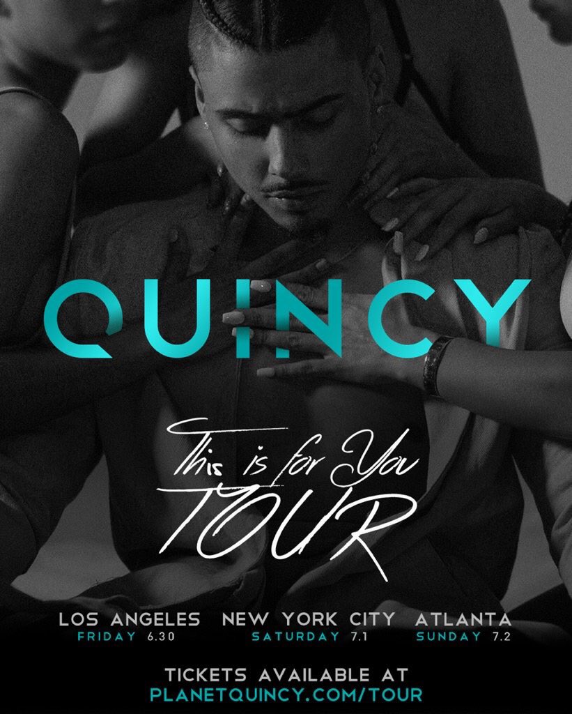 TheOfficialPQ's tweet photo. LA • NYC • ATL 📍 Did you get your tickets yet to see @Quincy in concert? #ThisIsForYouTour https://t.co/HNJN1En5wf