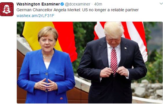 Angela Merkel:US no longer a reliable partner..!!Amazing!!#Europe stand with #US to create so many #regionalconflicts now Should stay alone?