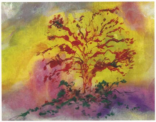 I named this painting I did "Anxietree". Been there many times. @TheSarahFader @rachelgriffin22 <a href="/AnxietyUnited/">Anxiety United</a>  #ThisIsWhatAnxietyFeelsLike