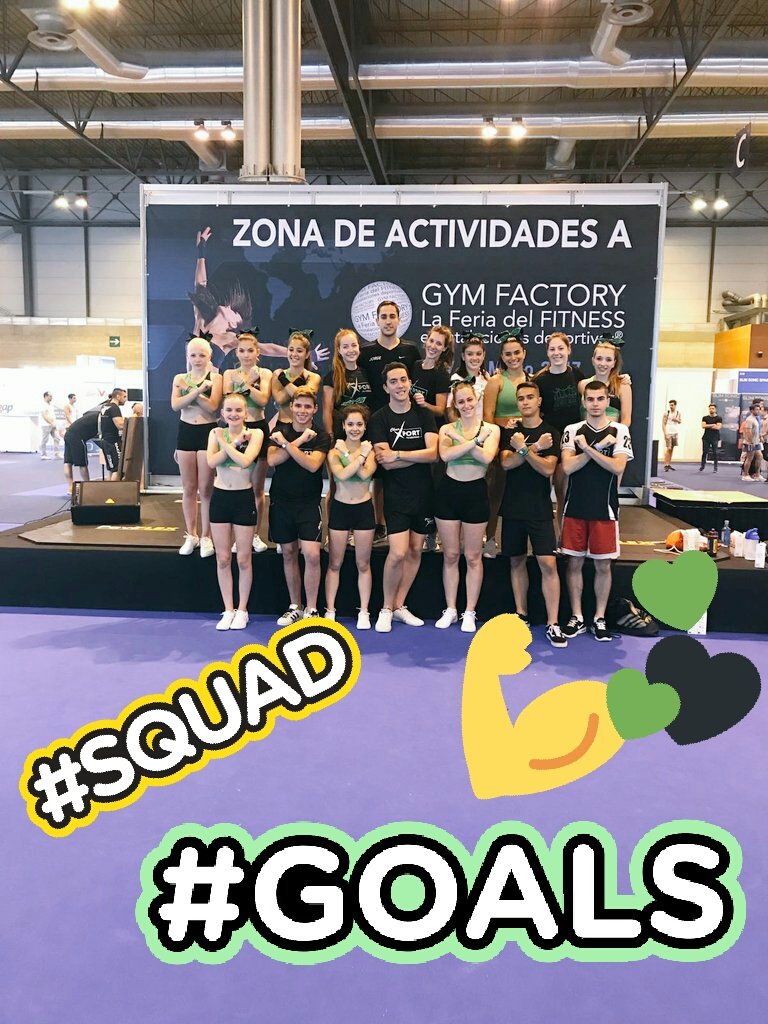 sch_amelon's tweet photo. @CheerXport eso es!! Gran trabajo de nuestros atletas 💚💚💚 Nos lo pasamos genial #GymFactory2017 @Gym_Factory https://t.co/UwpWKP0EOu