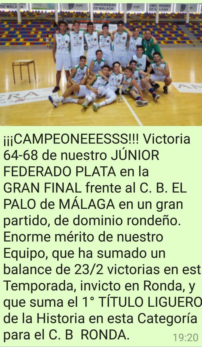Club Baloncesto Ronda tweet media