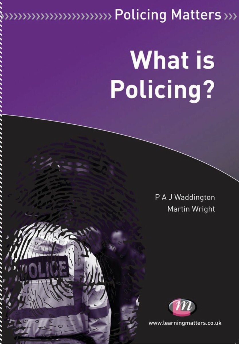 PosgradosPonal's tweet photo. .@PosgradosPonal recomienda el libro:What is Policing? de Martin Wright #LibrosrecomendadosESPOL https://t.co/J1aZhR7hiv