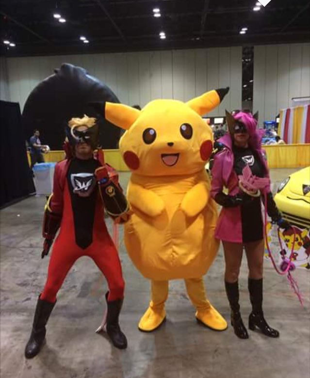 TeamRocketGen's tweet photo. Also during this same weekend, our very own #EliteDrSquirrel was at MegaCon in Orlando! (He's the big ol Pikachu) #MegaCon #TRG https://t.co/81dh8oNyFL