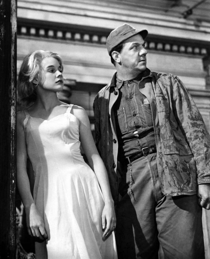 Happy Birthday to Carroll Baker, seen here with Karl Malden in \"Baby Doll\" (1956).   