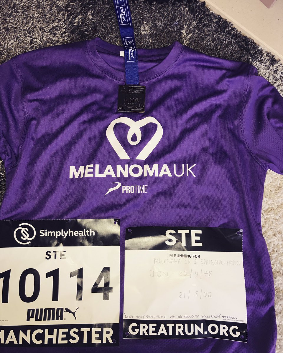 Another 10k in the bag... time 57 minutes.. happy with that 🏃🏻🏅 raised money for <a href="/MelanomaUK/">Deborah Thomassen</a> and <a href="/SpringhillHosp/">Springhill Hospice</a>