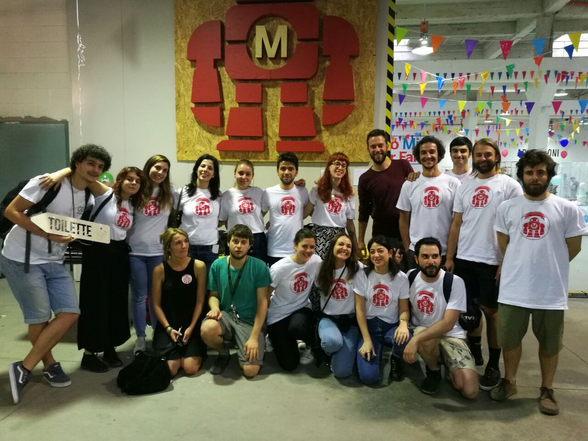 TOmakerfaire's tweet photo. #ToMMF2017 finisce qui! Grazie a tutti: i makers, chi ci รจ venuto a trovare, il team che l'ha reso possibile e ai nostri super volontari! https://t.co/uYphLG7ceD